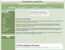 Tablet Screenshot of kostenlose-landkarten.de